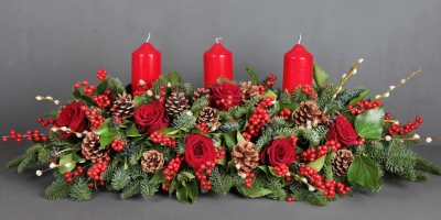 Festive Florist Choice Table Decoration