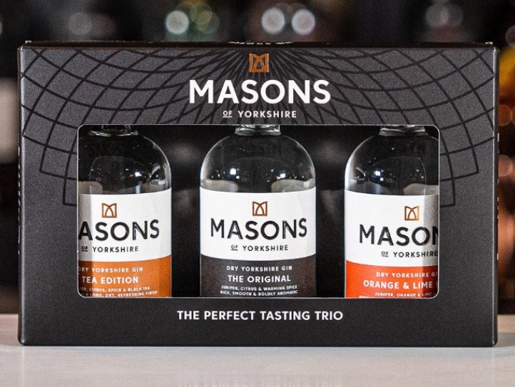 Masons 3 x 5cl Flavoured Gin Gift Set