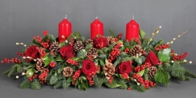 Festive Florist Choice Table Decoration